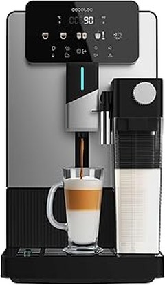 Cómo utilizar una cafetera superautomática para preparar un latte