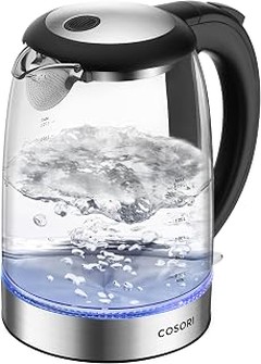 Hervidores de agua de cristal