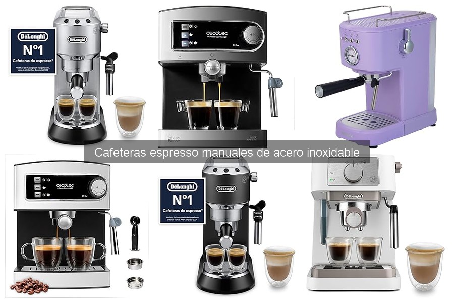 Accesorios Esenciales para Cafetera Espresso Manual de Acero