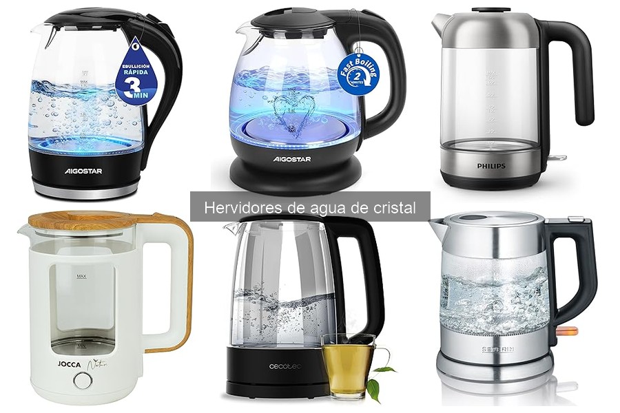 Accesorios útiles para hervidores de agua de cristal