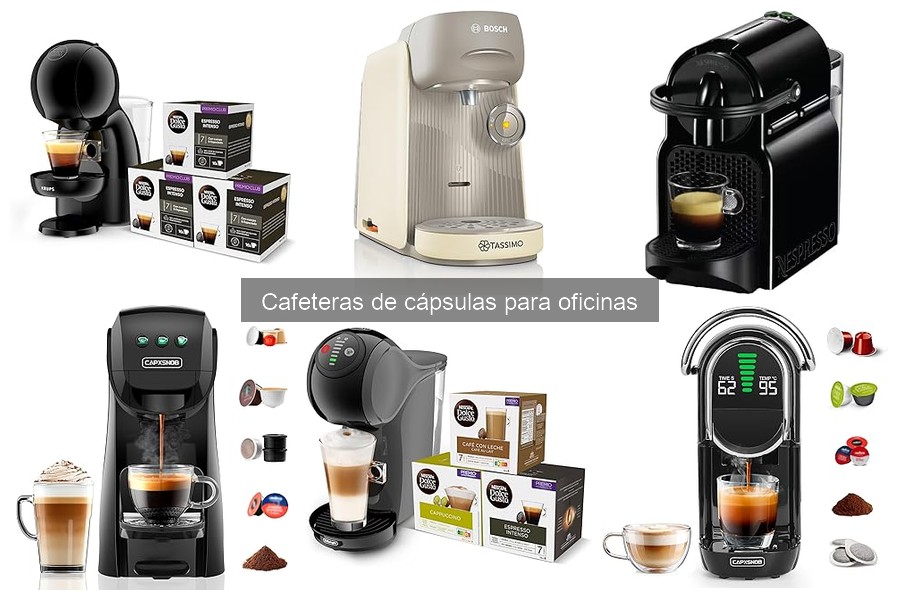 Alternativas a cafeteras de cápsulas para oficinas grandes