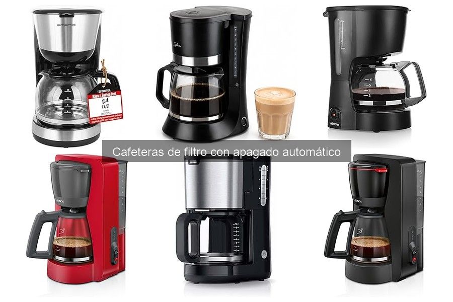 Alternativas a cafeteras de filtro con apagado automático