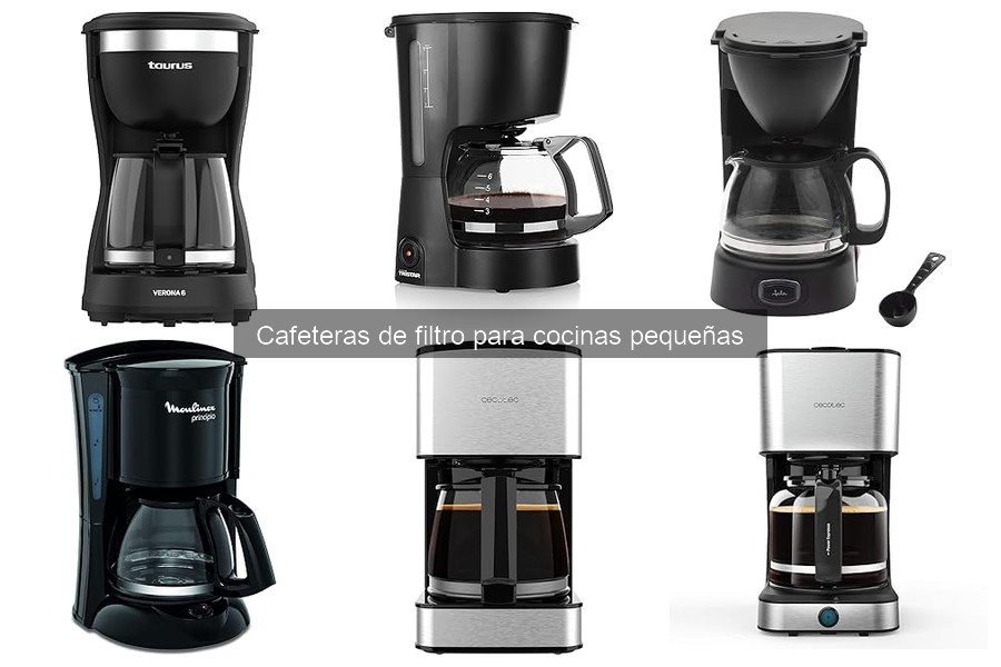 Alternativas a cafeteras de filtro para cocinas pequeñas