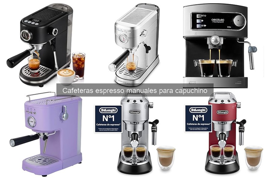 Alternativas a cafeteras espresso manuales para capuchino