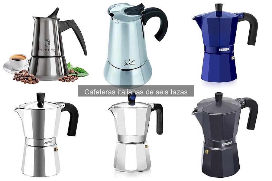 Alternativas a cafeteras italianas de 6 tazas para hacer café