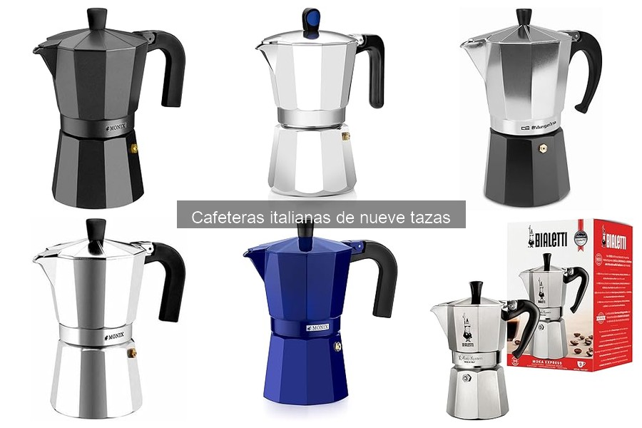Alternativas a cafeteras italianas de 9 tazas: ¡Descúbrelas!
