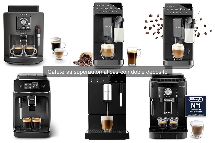 Alternativas a cafeteras superautomáticas con doble depósito