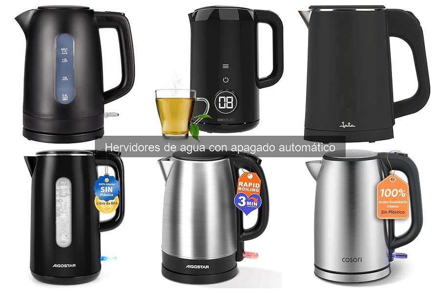 Alternativas a hervidores de agua con apagado automático