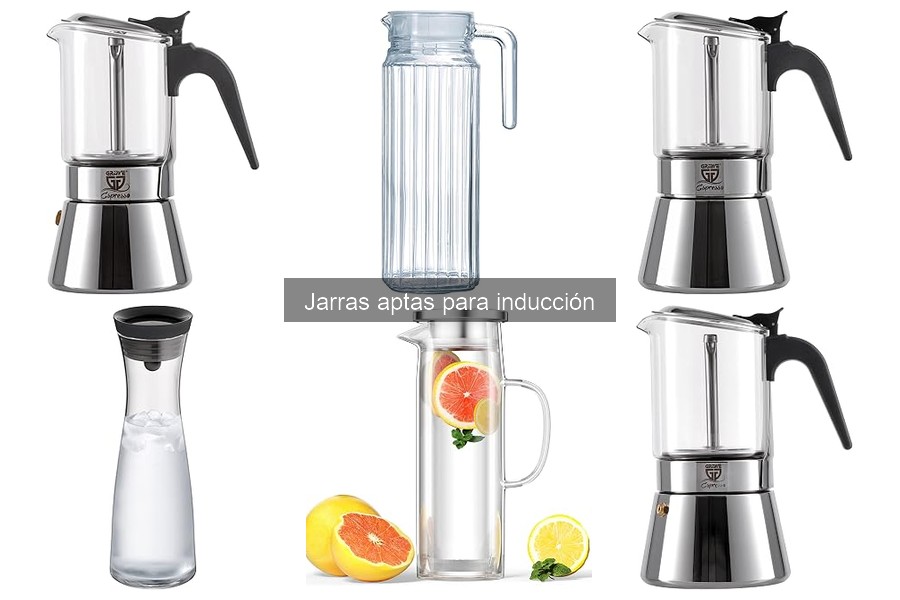 Alternativas a jarras aptas para inducción: opciones útiles