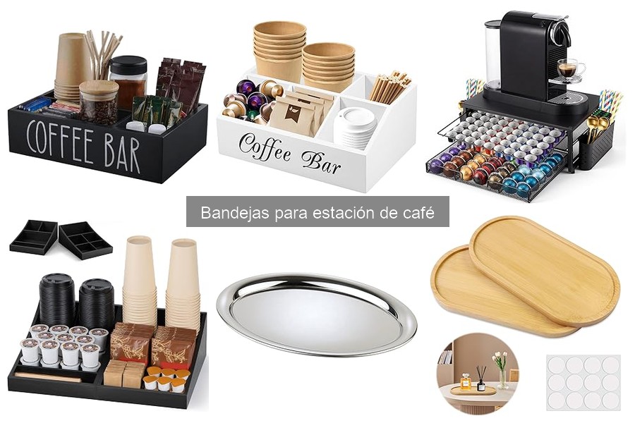 Alternativas a las bandejas para estación de café