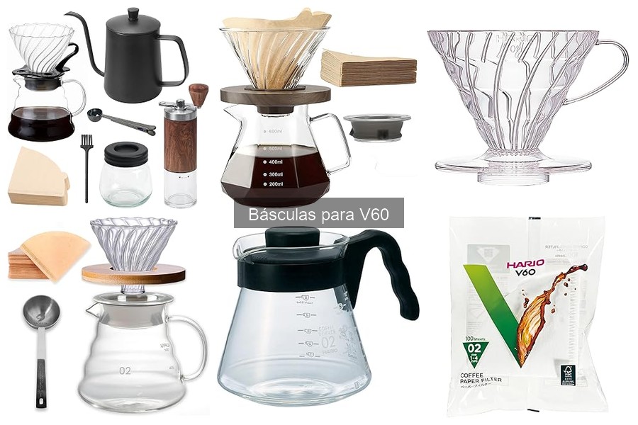 Alternativas a las básculas digitales para V60: opciones prácticas