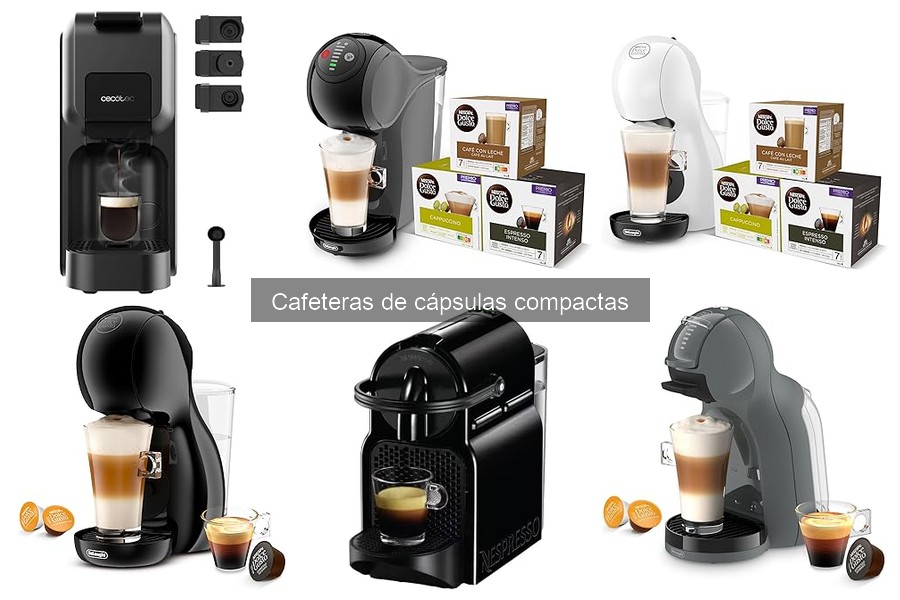 Alternativas a las cafeteras de cápsulas compactas