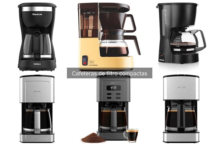 Alternativas a las cafeteras de filtro compactas: opciones viables