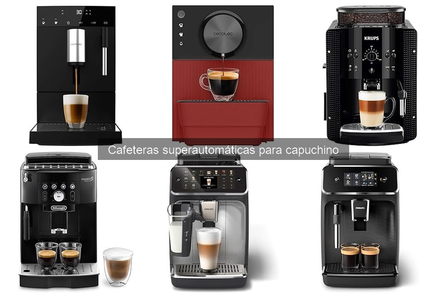 Alternativas a las cafeteras superautomáticas para capuchino