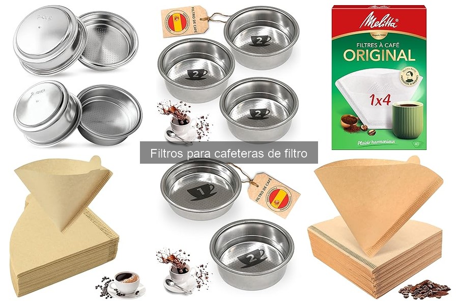 Alternativas a los filtros para cafeteras de filtro
