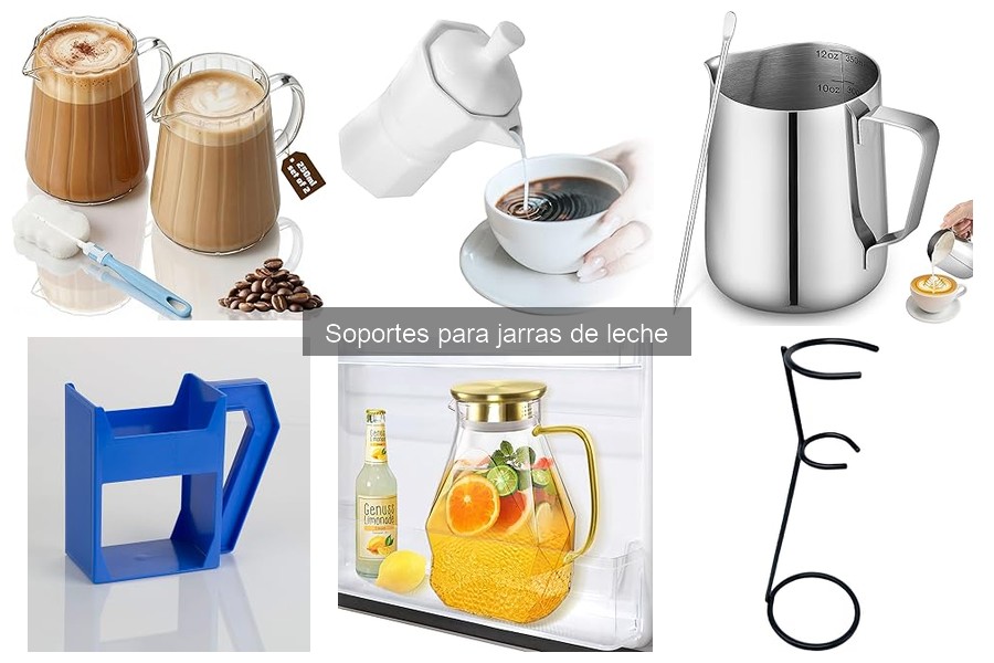 Alternativas a los soportes para jarras de leche en casa