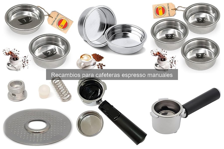 Alternativas a recambios de cafeteras espresso manuales