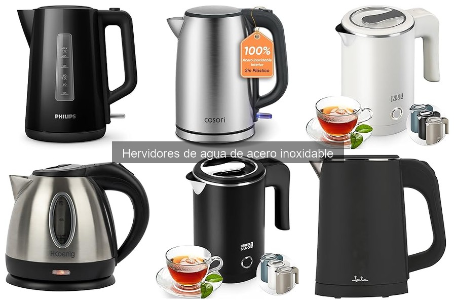 Alternativas al hervidor de agua de acero inoxidable