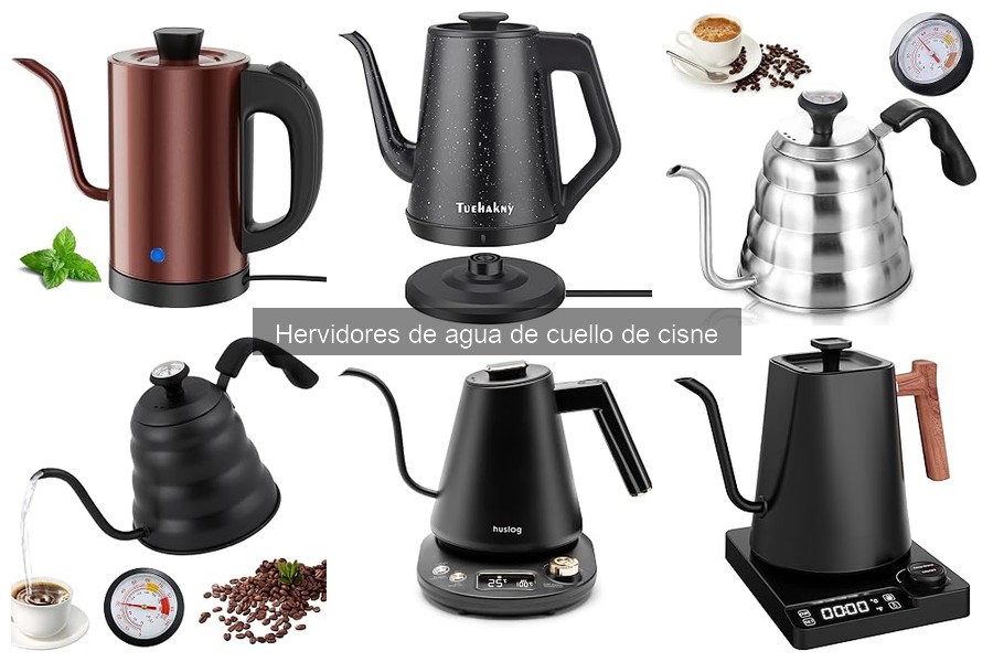 Alternativas al hervidor de cuello de cisne para café