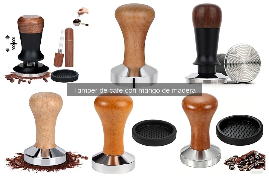 Alternativas al tamper de café con mango de madera