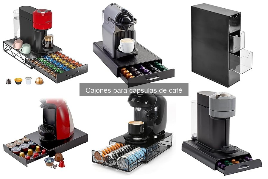 Alternativas creativas a los cajones para cápsulas de café