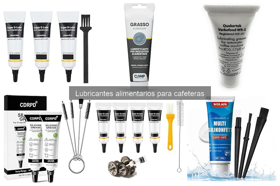 Alternativas efectivas a lubricantes para cafeteras
