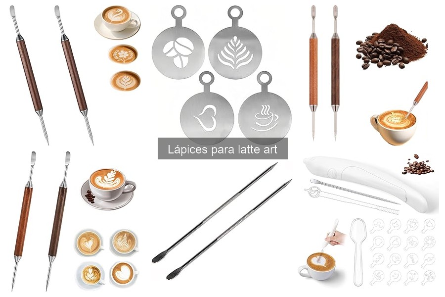 Alternativas innovadoras a los lápices para latte art