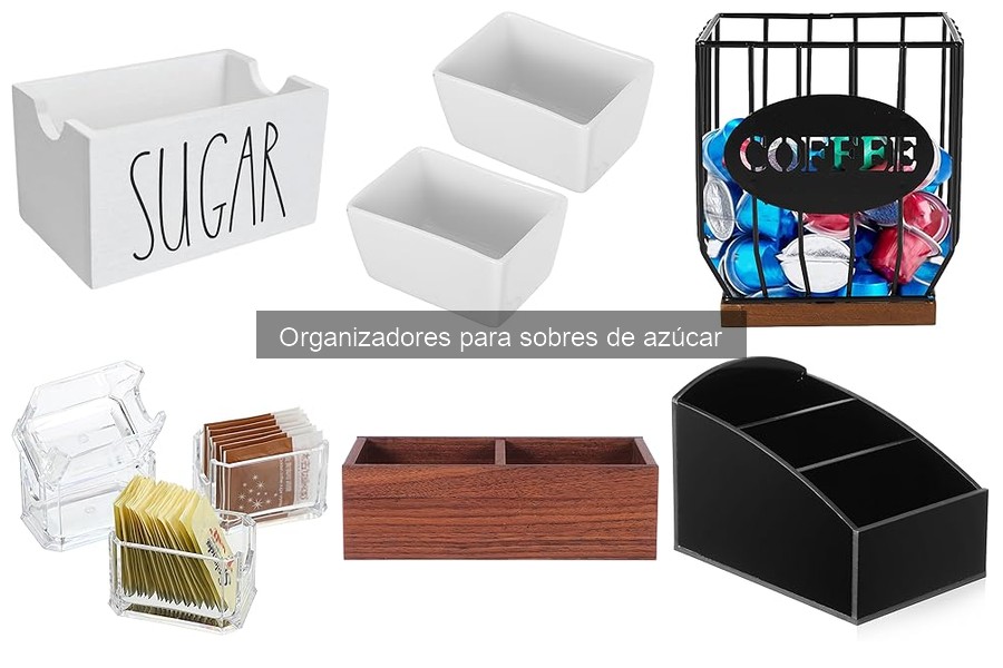 Alternativas Innovadoras a Organizadores de Sobres de Azúcar