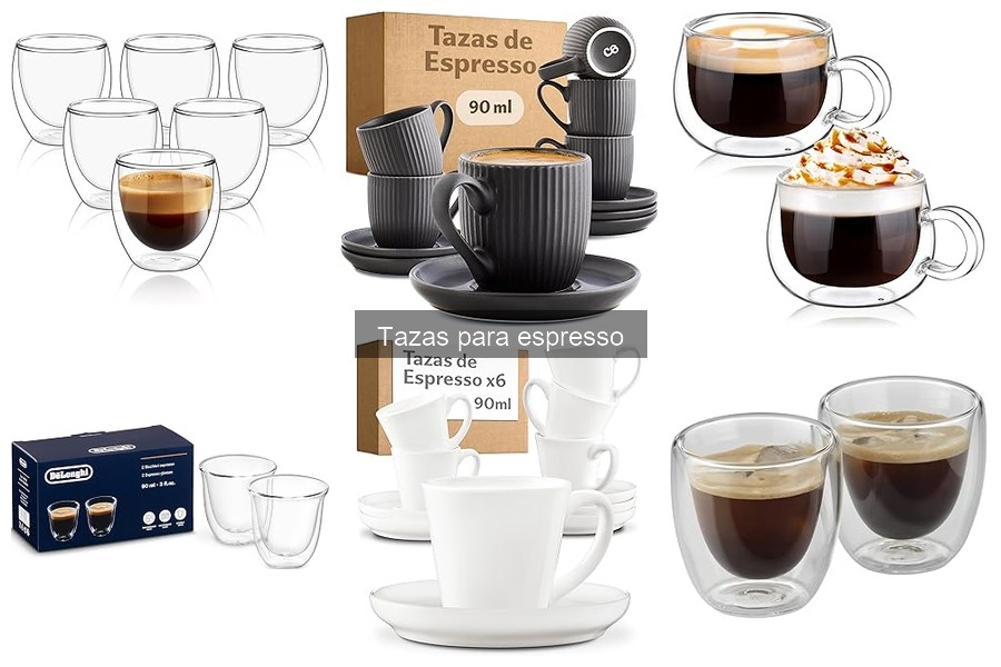 Alternativas originales a las tazas de espresso tradicionales