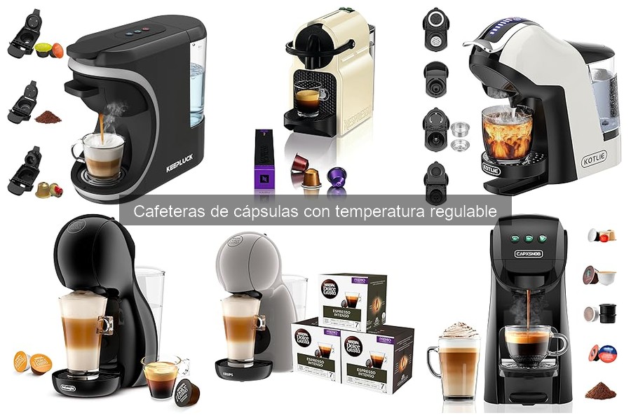 Aprende a regular la temperatura en cafeteras de cápsulas