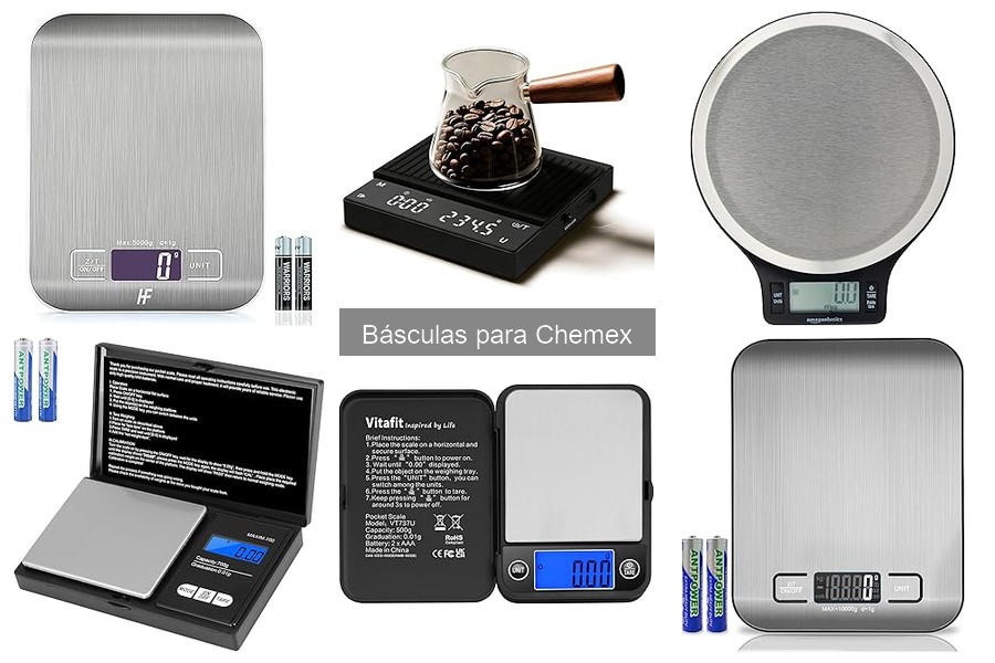 ¿Báscula de cocina normal para Chemex? Descúbrelo aquí