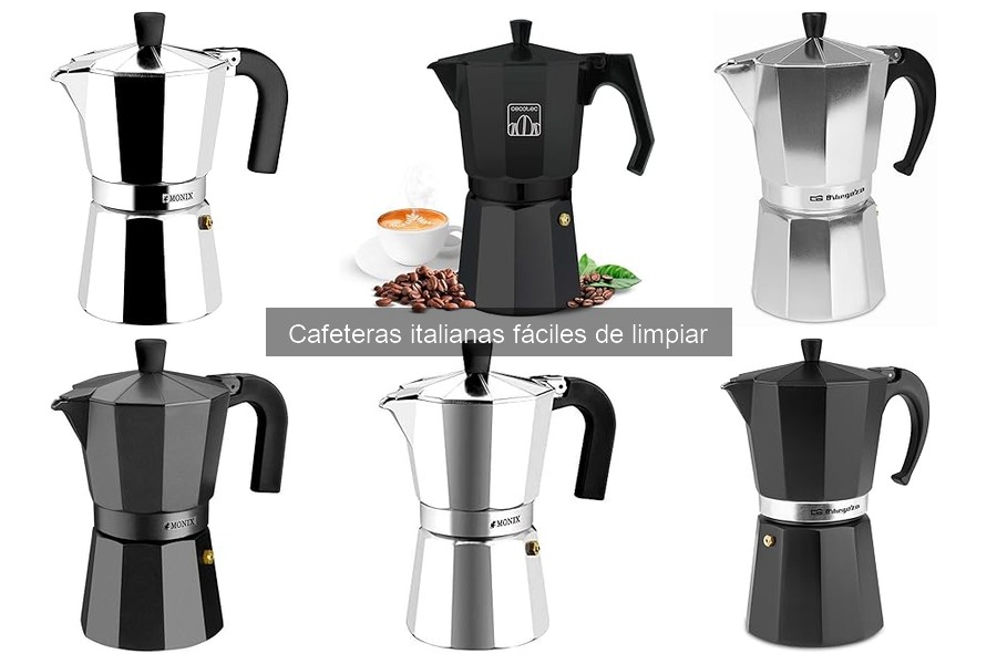Beneficios de las cafeteras italianas fáciles de limpiar
