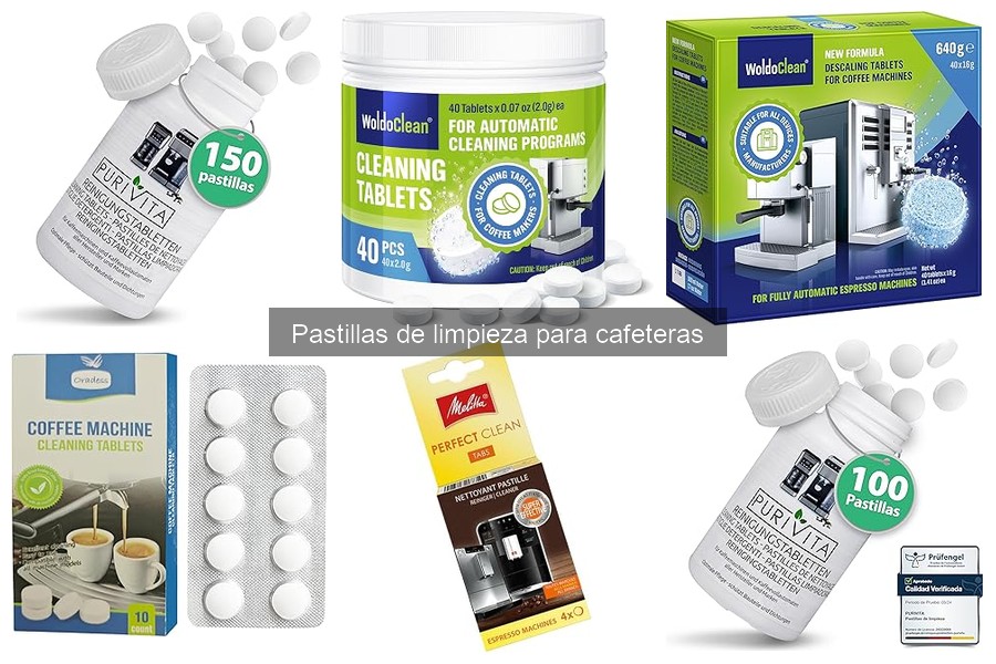 Beneficios de usar pastillas de limpieza para cafeteras