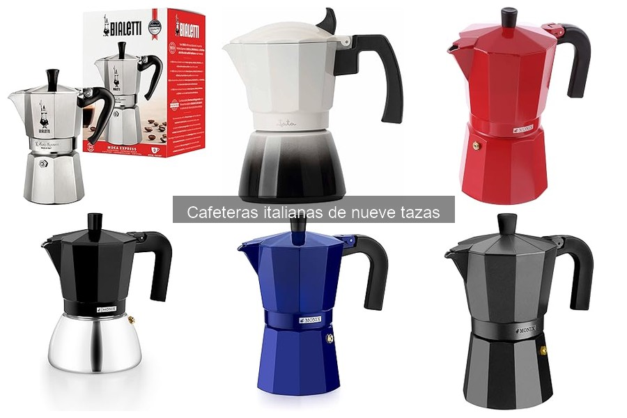 Cafeteras italianas de 9 tazas: ¿Qué son y cómo funcionan?