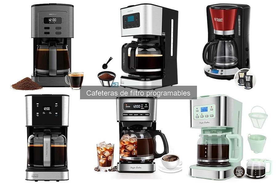 Características Clave de una Cafetera de Filtro Programable