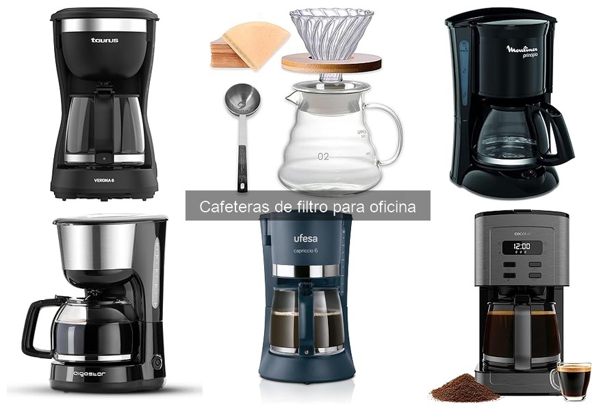 Características clave para elegir una cafetera de filtro para oficina