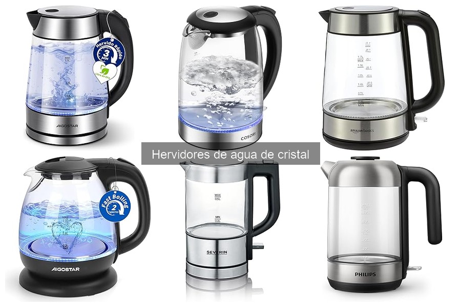 Características de seguridad en hervidores de agua de cristal