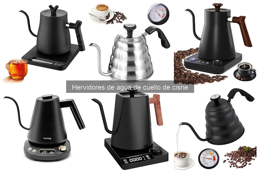 Cómo el material del hervidor de cuello de cisne afecta el café