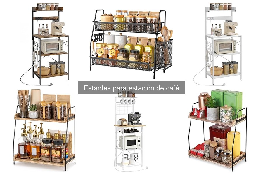 Cómo elegir el estante ideal para tu estación de café en casa