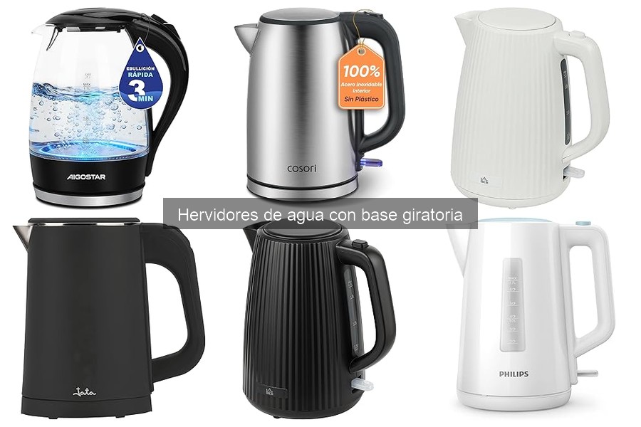 Cómo elegir el mejor hervidor de agua con base giratoria