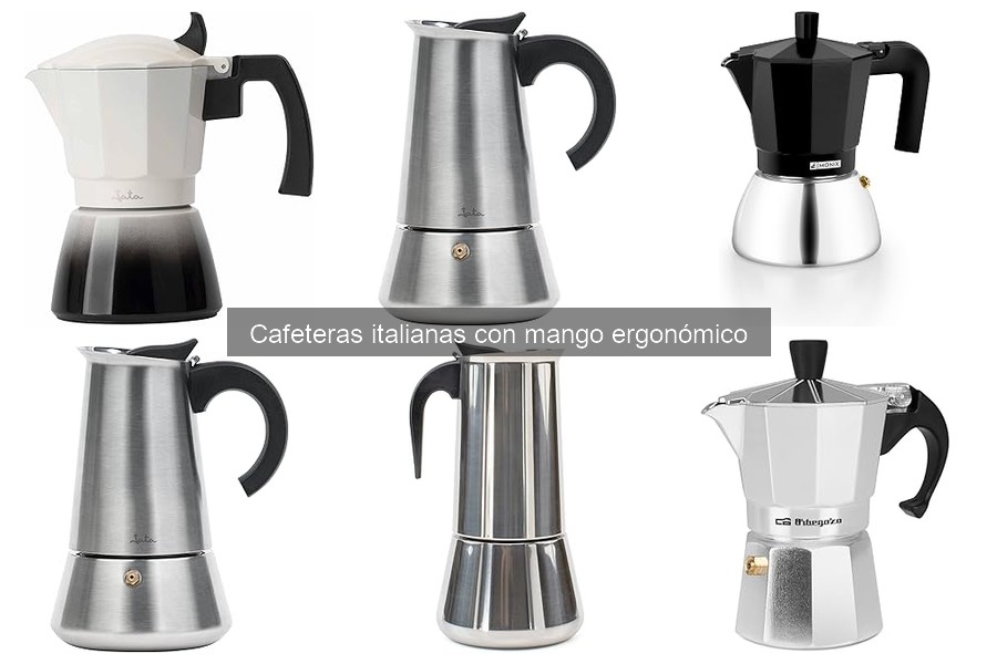 Cómo elegir la cafetera italiana con mango ergonómico ideal
