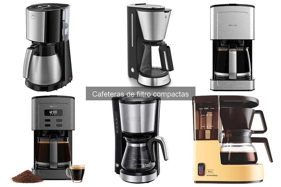 Cómo elegir la mejor cafetera de filtro compacta