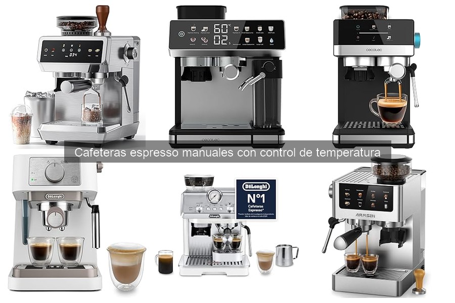 Cómo elegir la mejor cafetera espresso manual con control de temperatura