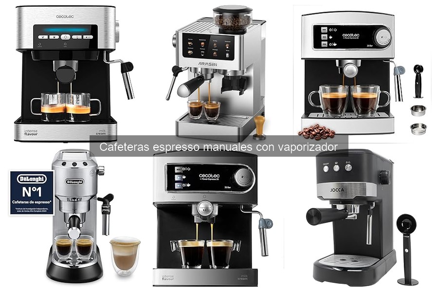 Cómo elegir la mejor cafetera espresso manual con vaporizador