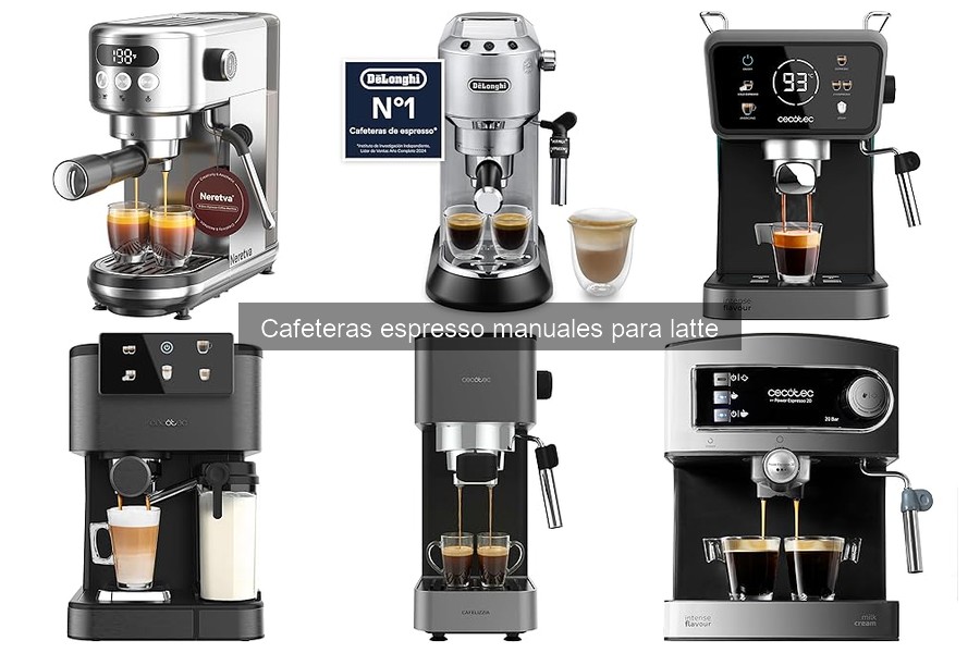Cómo elegir la mejor cafetera espresso manual para latte