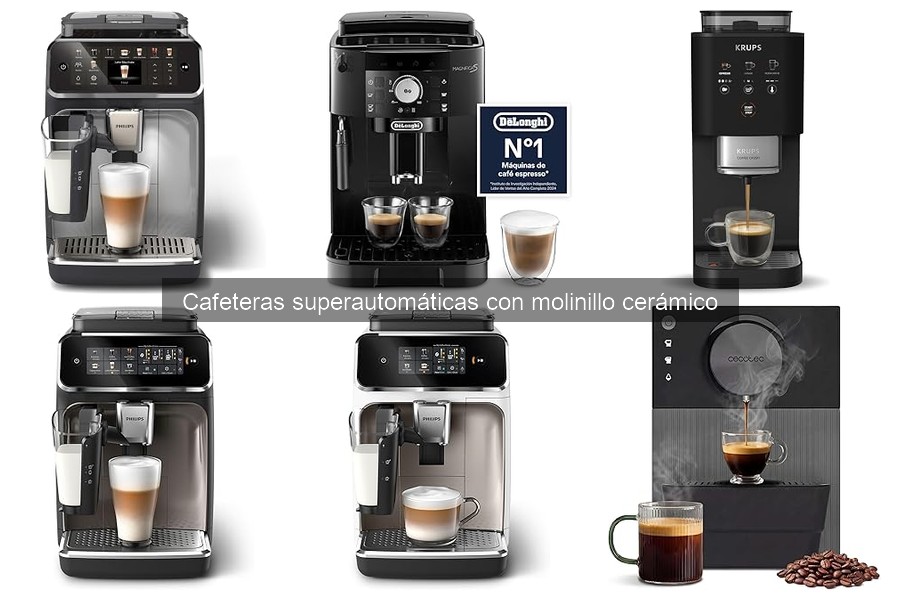Cómo elegir la mejor cafetera superautomática con molinillo cerámico