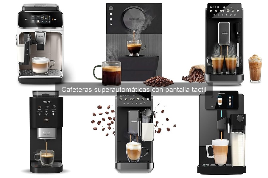 Cómo elegir la mejor cafetera superautomática con pantalla táctil
