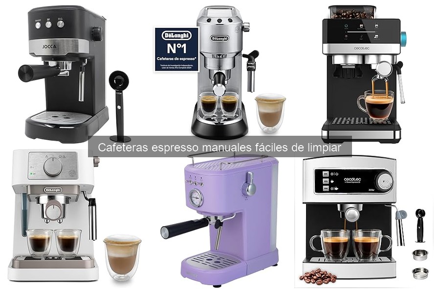 Cómo elegir una cafetera espresso manual fácil de limpiar