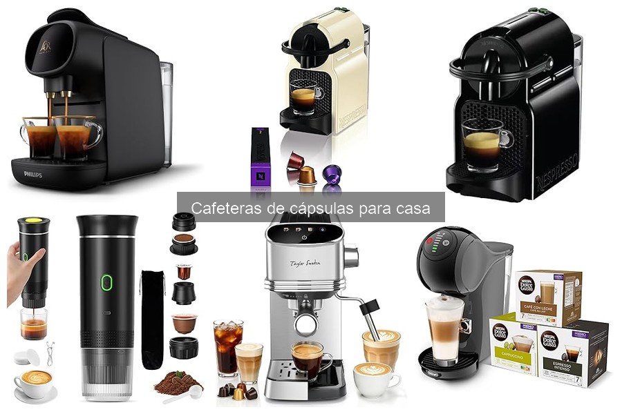 Cómo funcionan las cafeteras de cápsulas en casa