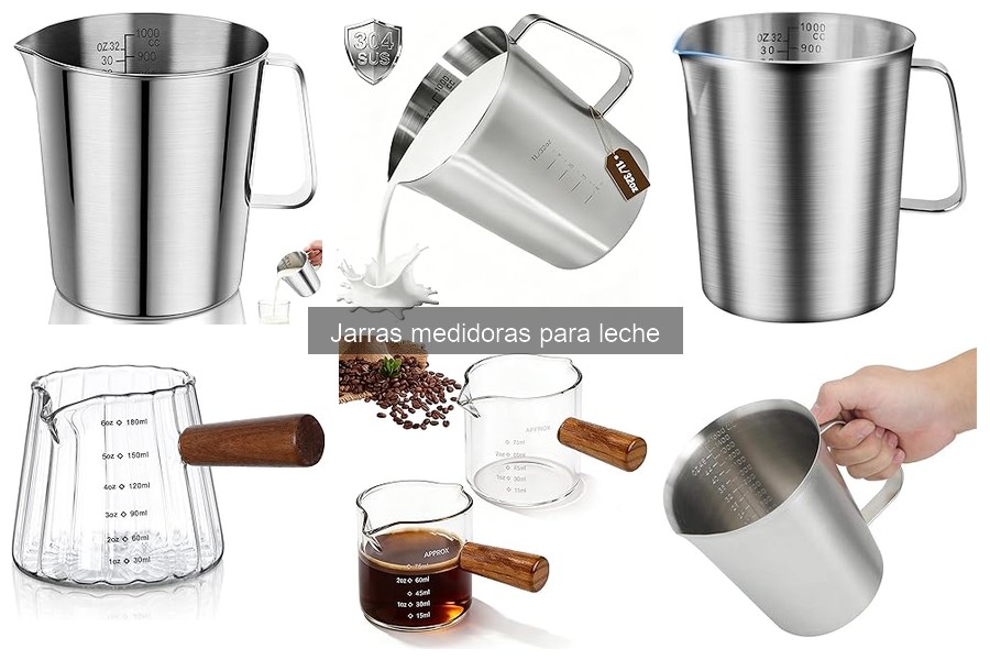 ** Cómo limpiar y mantener jarras medidoras para leche